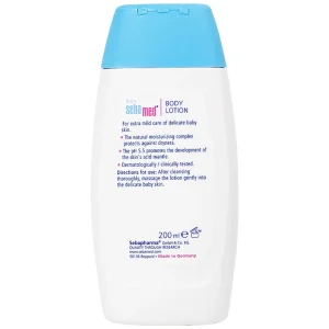 Sữa dưỡng ẩm toàn thân cho bé Baby Sebamed Body Lotion ph 5.5 giúp da không bị khô ráp, dưỡng ẩm toàn thân (200ml)