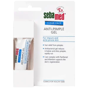 Gel Clear Face Anti-Pimple Sebamed pH 5.5 giúp làm giảm mụn,ngăn ngừa mụn, dưỡng ẩm (10ml)