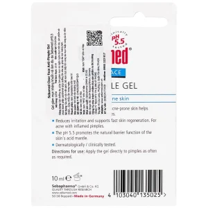 Gel Clear Face Anti-Pimple Sebamed pH 5.5 giúp làm giảm mụn,ngăn ngừa mụn, dưỡng ẩm (10ml)