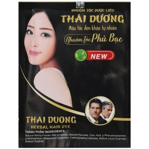 Nhuộm tóc dược liệu Thái Dương nhuộm phần tóc bạc (5 gói)
