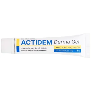 Gel Actidem Derma giúp ngăn ngừa mụn, làm mờ vết thâm (18g)