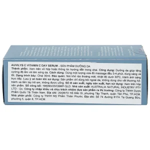 Serum Auvilys C Vitamin C 30ml Auvi Nature dùng ban ngày, dưỡng da, tăng cường độ ẩm, sáng da