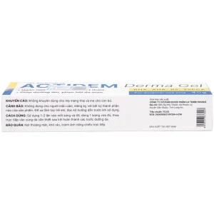 Gel Actidem Derma giúp ngăn ngừa mụn, làm mờ vết thâm (40g)