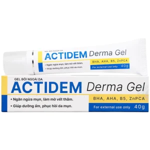 Gel Actidem Derma giúp ngăn ngừa mụn, làm mờ vết thâm (40g)