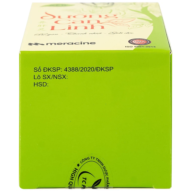 Viên uống Dưỡng Can Linh Meracine bổ gan, tăng cường bảo vệ gan (40 viên)