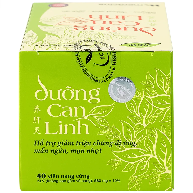 Viên uống Dưỡng Can Linh Meracine bổ gan, tăng cường bảo vệ gan (40 viên)