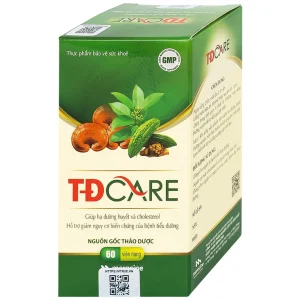 Viên uống TĐCare Meracine giúp hạ đường huyết và cholesterol (60 viên)