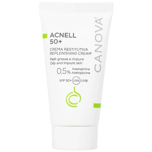 Kem ngừa mụn ban ngày Canova Acnell 50+ giúp chăm sóc và dưỡng ẩm cho da bị mụn, da kích ứng và da nhạy cảm (50ml)