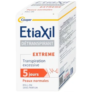 Lăn khử mùi EtiaXil Detranspirant Aisselles Peaux Normales đặc trị khử mùi hôi cho vùng da dưới cánh tay (15ml)