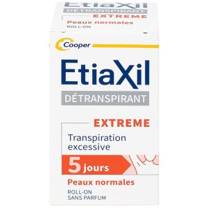 Lăn khử mùi EtiaXil Detranspirant Aisselles Peaux Normales đặc trị khử mùi hôi cho vùng da dưới cánh tay (15ml)