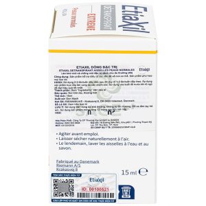 Lăn khử mùi EtiaXil Detranspirant Aisselles Peaux Normales đặc trị khử mùi hôi cho vùng da dưới cánh tay (15ml)