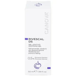 Gel Canova Rivescal DS Soothing gel Siflarma làm dịu da, ngăn ngừa tiết bã nhờn, giảm ngứa da (50ml)