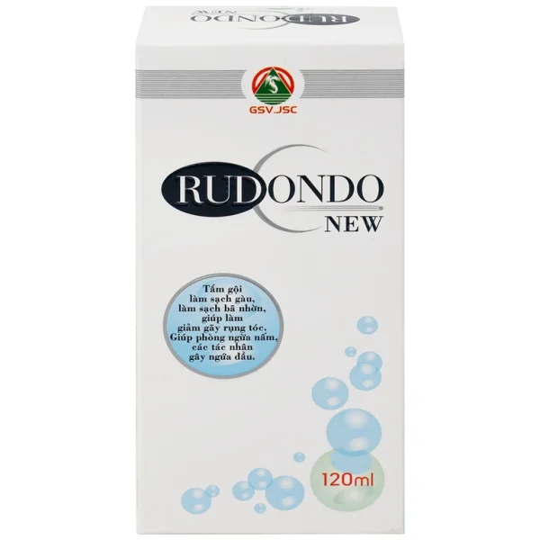 Dầu gội Rudondo New Quang Xanh giúp sạch gầu, giảm nấm, dầu nhờn da dầu (120ml)