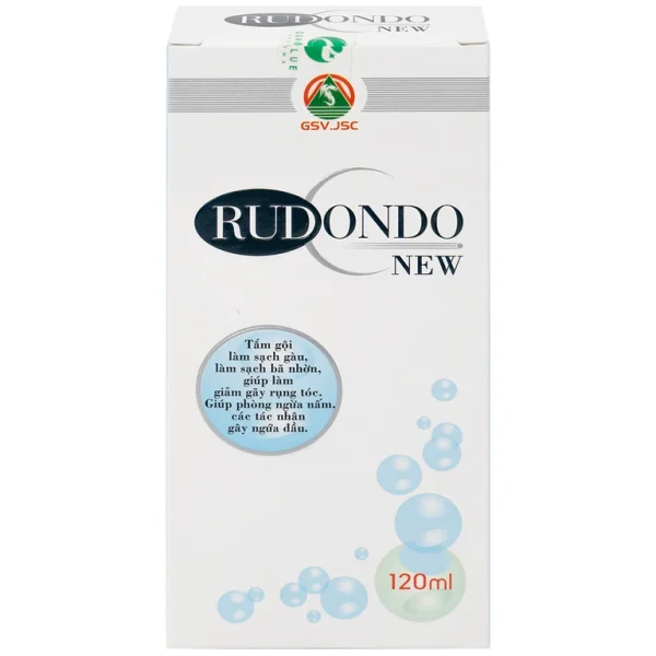 Dầu gội Rudondo New Quang Xanh giúp sạch gầu, giảm nấm, dầu nhờn da dầu (120ml)