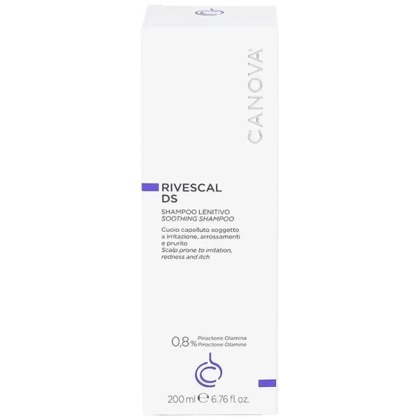 Dầu gội Canova Rivescal DS Soothing Shampoo Biomedico làm dịu da, ngăn ngừa tiết bã nhờn (200ml)