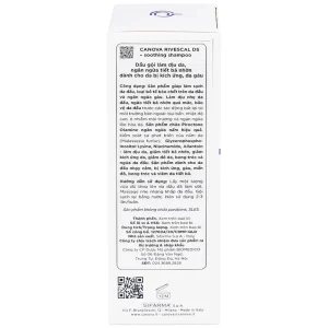 Dầu gội Canova Rivescal DS Soothing Shampoo Biomedico làm dịu da, ngăn ngừa tiết bã nhờn (200ml)