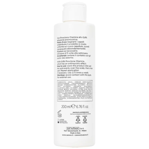 Dầu gội Canova Rivescal DS Soothing Shampoo Biomedico làm dịu da, ngăn ngừa tiết bã nhờn (200ml)