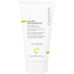 Gel rửa mặt ngừa mụn Canova Salipil Detergente Sifarma giúp loại bỏ bụi bẩn, tế bào chết, làm giảm và ngăn ngừa mụn (150ml)