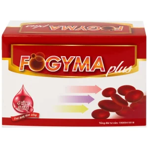 Dung dịch uống Fogyma Plus VNP bổ sung sắt cho cơ thể, hỗ trợ giảm thiếu máu do thiếu sắt (4 vỉ x 5 ống)