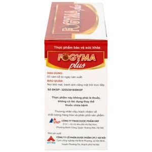 Dung dịch uống Fogyma Plus VNP bổ sung sắt cho cơ thể, hỗ trợ giảm thiếu máu do thiếu sắt (4 vỉ x 5 ống)