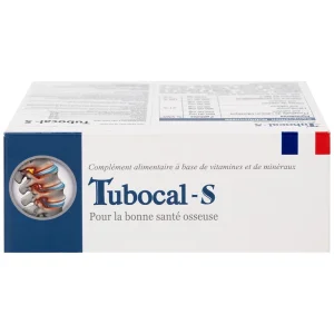 Viên uống Tubocal-S Lustrel bổ sung canxi, vitamin D3 và vitamin K2, giúp xương và răng chắc khỏe (4 vỉ x 15 viên)