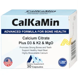 Viên uống CalKaMin AVA Pharmaceutical bổ sung canxi và vitamin K2, vitamin D3 cho cơ thể