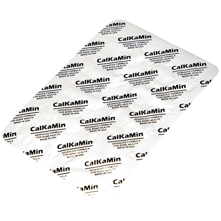 Viên uống CalKaMin AVA Pharmaceutical bổ sung canxi và vitamin K2, vitamin D3 cho cơ thể