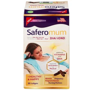 Viên uống Saferomum Diamond AVA Pharmaceutical bổ sung DHA, EPA và một số vitamin, khoáng chất (30 viên)