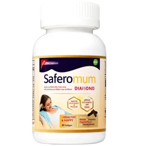 Viên uống Saferomum Diamond AVA Pharmaceutical bổ sung DHA, EPA và một số vitamin, khoáng chất (30 viên)