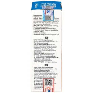 Xịt mũi Otosan Nasal Spray Baby 20ml hỗ trợ viêm mũi do virus, vi khuẩn, dị ứng