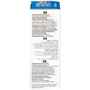 Xịt mũi Otosan Nasal Spray Baby 20ml hỗ trợ viêm mũi do virus, vi khuẩn, dị ứng