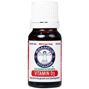 Dung dịch BioAmicus Vitamin D3 10.3ml bổ sung vitamin D3, hỗ trợ phát triển xương