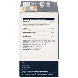 Viên nén Vương Niệu Đan Thái Minh hỗ trợ giảm tình trạng tiểu đêm, tiểu nhiều lần, tiểu gấp (80 viên)