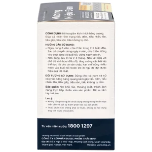 Viên nén Vương Niệu Đan Thái Minh hỗ trợ giảm tình trạng tiểu đêm, tiểu nhiều lần, tiểu gấp (80 viên)