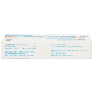 Thuốc Nady-Empag 10 Nadyphar điều trị đái tháo đường típ 2 (3 vỉ x 10 viên)