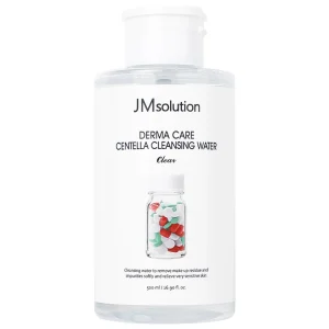 Nước tẩy trang JMsolution Derma Care Centella Cleansing Water giúp loại bỏ lớp trang điểm và làm sạch da (500ml)