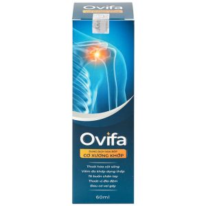 DUNG DỊCH XOA BÓP CƠ XƯƠNG KHỚP OVIFA 60ML