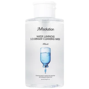 Nước tẩy trang JMsolution Water Luminous S.O.S Ringer Cleansing Water 500ml làm sạch bụi bẩn, dầu thừa và lớp trang điểm