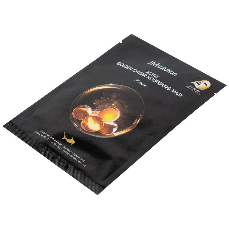 Mặt nạ Active Golden Caviar Nourishing Mask JMsolution cung cấp độ ẩm, giáp sáng màu da, giúp da căng mịn (30ml)
