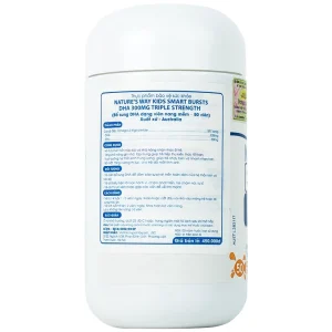 Viên nhai Nature's Way Kids Smart Bursts DHA 300mg Triple Strength hỗ trợ phát triển não bộ (50 viên)