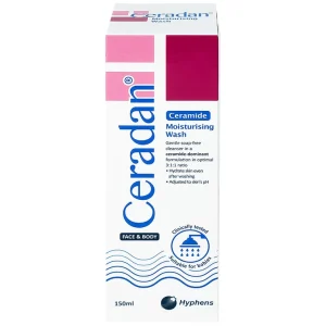 Sữa tắm dưỡng ẩm Ceradan Ceramide Moisturing Wash Face And Body dành cho mặt và toàn thân (150ml)