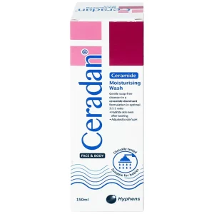Sữa tắm dưỡng ẩm Ceradan Ceramide Moisturing Wash Face And Body dành cho mặt và toàn thân (150ml)