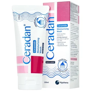 Sữa tắm dưỡng ẩm Ceradan Ceramide Moisturing Wash Face And Body dành cho mặt và toàn thân (150ml)
