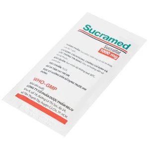Thuốc cốm pha hỗn dịch uống Sucramed Sucralfat 1000mg Reliv điều trị loét dạ dày và tá tràng (30 gói)