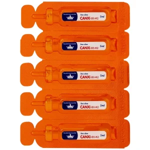 Siro ống uống Canxi-D3-K2 5ml Kingphar bổ sung canxi & vitamin D3 cho cơ thể (6 vỉ x 5 ống)
