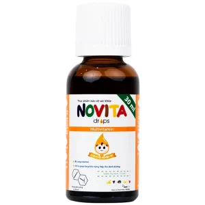 Dung dịch uống Novita Drops 30ml Novocare bổ sung vitamin, hỗ trợ tăng khả năng hấp thu dinh dưỡng