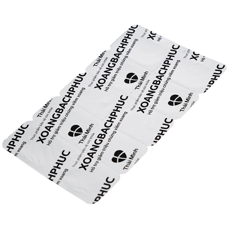 Viên uống Xoang Bach Phuc Thái Minh hỗ trợ giảm triệu chứng viêm xoang (2 vỉ x 10 viên)
