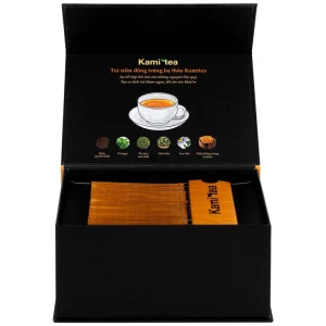 Trà Thảo Dược Nấm Đông Trùng Hạ Thảo Kami Tea 2g hỗ trợ cải thiện chức năng miễn dịch (20 túi)