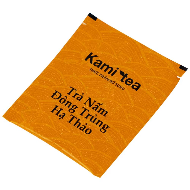 Trà Thảo Dược Nấm Đông Trùng Hạ Thảo Kami Tea 2g hỗ trợ cải thiện chức năng miễn dịch (20 túi)