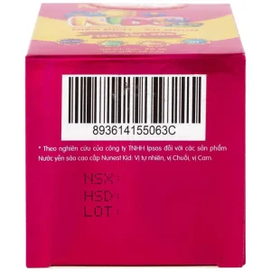 Nước Yến Sào Cao Cấp Nunest Kids bồi bổ cơ thể, tăng cường sức khỏe (4 hũ x 70ml)